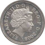 2008 SILVER PROOF ONE POUND COIN - WORLD COINS - Cambridgeshire Coins