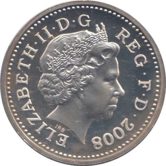 2008 SILVER PROOF ONE POUND COIN - WORLD COINS - Cambridgeshire Coins