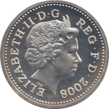 2008 SILVER PROOF ONE POUND COIN - WORLD COINS - Cambridgeshire Coins