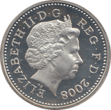 2008 SILVER PROOF ONE POUND COIN - WORLD COINS - Cambridgeshire Coins