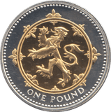 2008 SILVER PROOF ONE POUND COIN - WORLD COINS - Cambridgeshire Coins