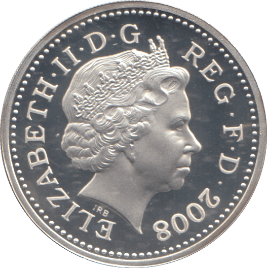 2008 SILVER PROOF ONE POUND COIN - WORLD COINS - Cambridgeshire Coins