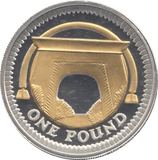 2008 SILVER PROOF ONE POUND COIN - WORLD COINS - Cambridgeshire Coins