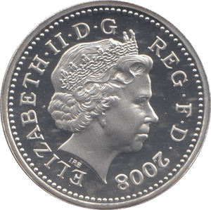 2008 SILVER PROOF ONE POUND COIN - WORLD COINS - Cambridgeshire Coins