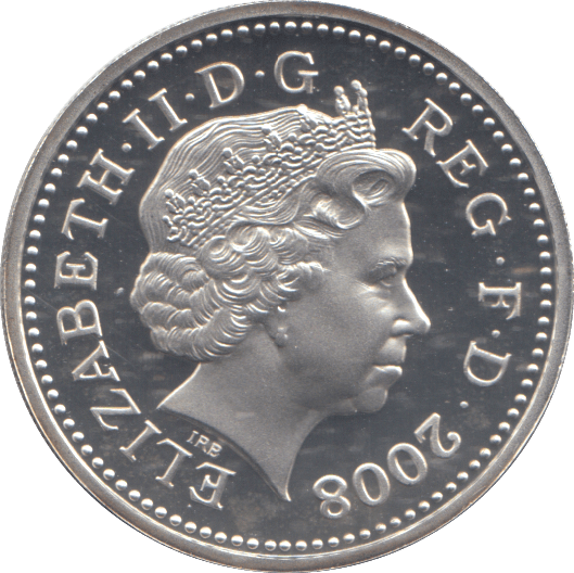 2008 SILVER PROOF ONE POUND COIN - WORLD COINS - Cambridgeshire Coins