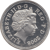 2008 SILVER PROOF ONE POUND COIN - WORLD COINS - Cambridgeshire Coins