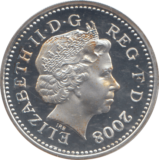 2008 SILVER PROOF ONE POUND COIN - WORLD COINS - Cambridgeshire Coins