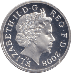 2008 SILVER PROOF SHIELD ONE POUND - £1 Silver Proof - Cambridgeshire Coins