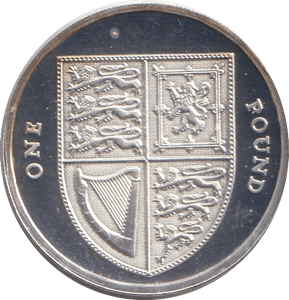 2008 SILVER PROOF SHIELD ONE POUND - £1 Silver Proof - Cambridgeshire Coins