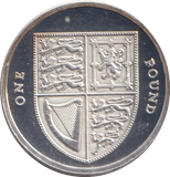 2008 SILVER PROOF SHIELD ONE POUND - £1 Silver Proof - Cambridgeshire Coins