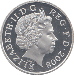 2008 SILVER PROOF TEN PENCE - Silver Proof - Cambridgeshire Coins