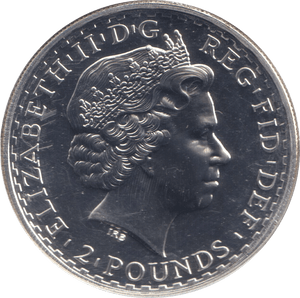 2008 SILVER PROOF TWO POUNDS BRITANNIA - SILVER WORLD COINS - Cambridgeshire Coins