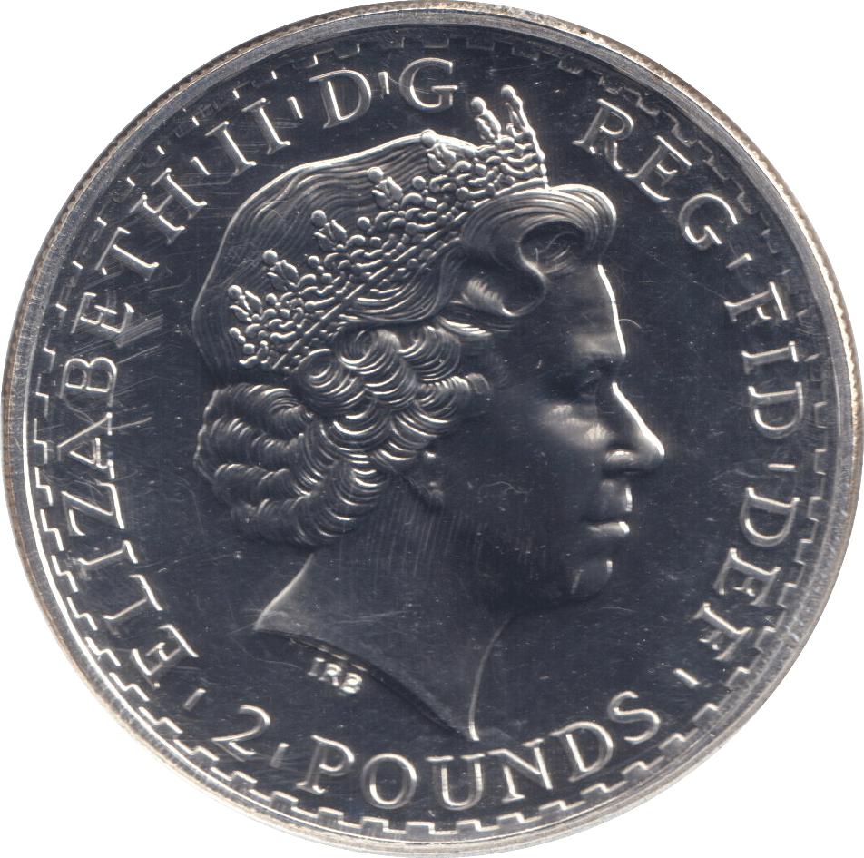 2008 SILVER PROOF TWO POUNDS BRITANNIA - SILVER WORLD COINS - Cambridgeshire Coins