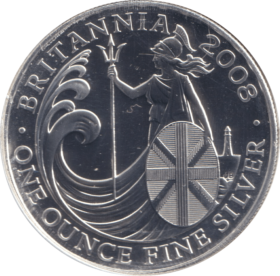 2008 SILVER PROOF TWO POUNDS BRITANNIA - SILVER WORLD COINS - Cambridgeshire Coins