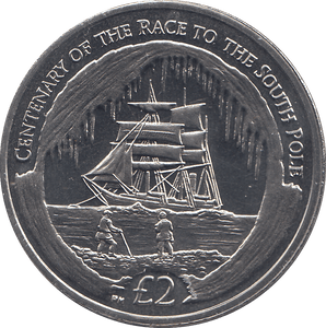 2009 2 POUND CENTURY OF THE RACE TO THE SOUTH POLE ( BU ) - WORLD COINS - Cambridgeshire Coins