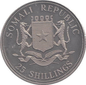 2009 25 SHILLING REPUBLIC OF SOMALIA - WORLD COINS - Cambridgeshire Coins