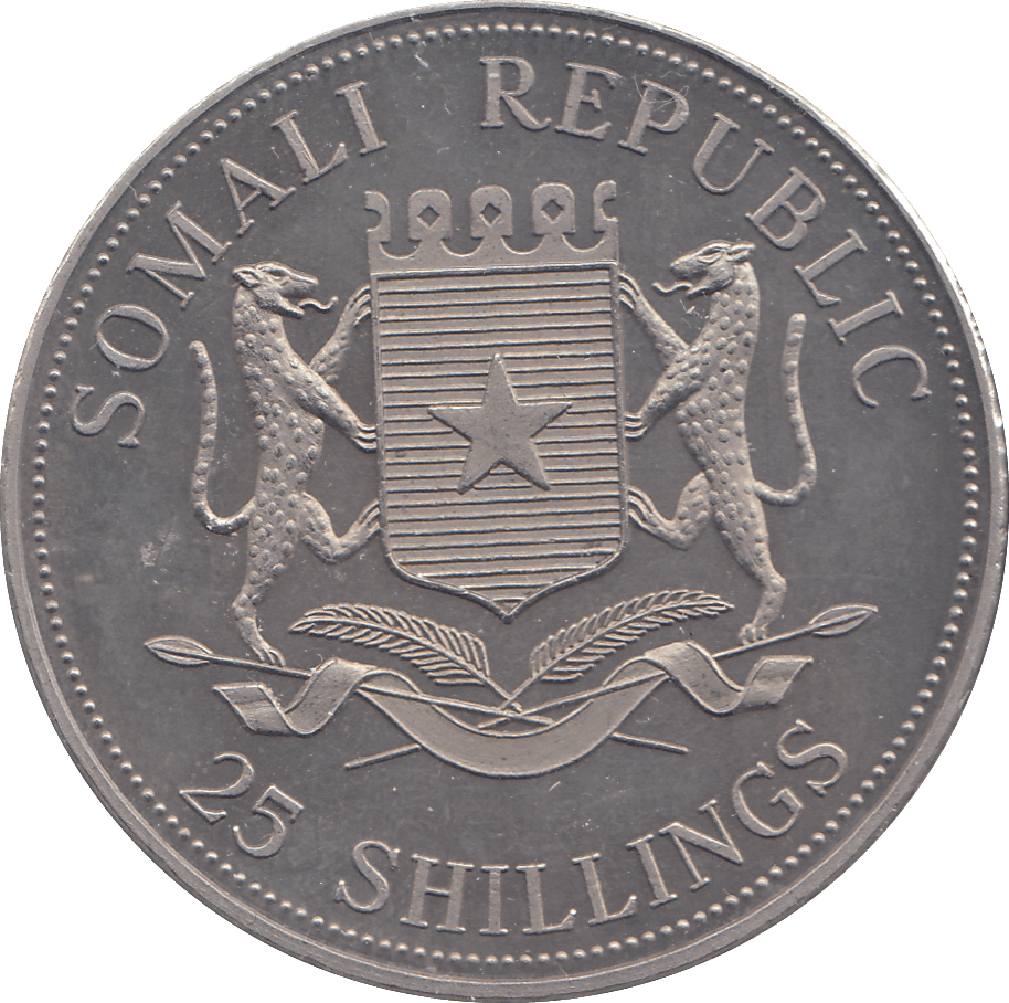 2009 25 SHILLING REPUBLIC OF SOMALIA - WORLD COINS - Cambridgeshire Coins