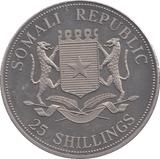 2009 25 SHILLING REPUBLIC OF SOMALIA - WORLD COINS - Cambridgeshire Coins