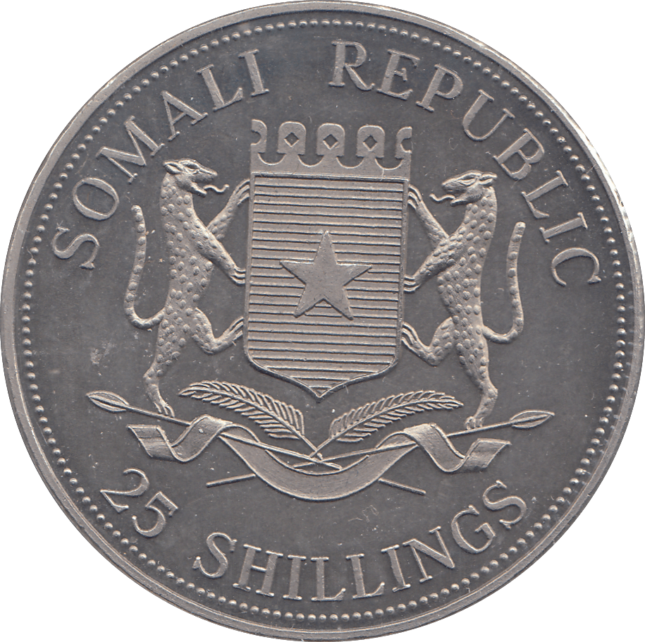 2009 25 SHILLING REPUBLIC OF SOMALIA - WORLD COINS - Cambridgeshire Coins