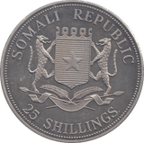 2009 25 SHILLING REPUBLIC OF SOMALIA - WORLD COINS - Cambridgeshire Coins