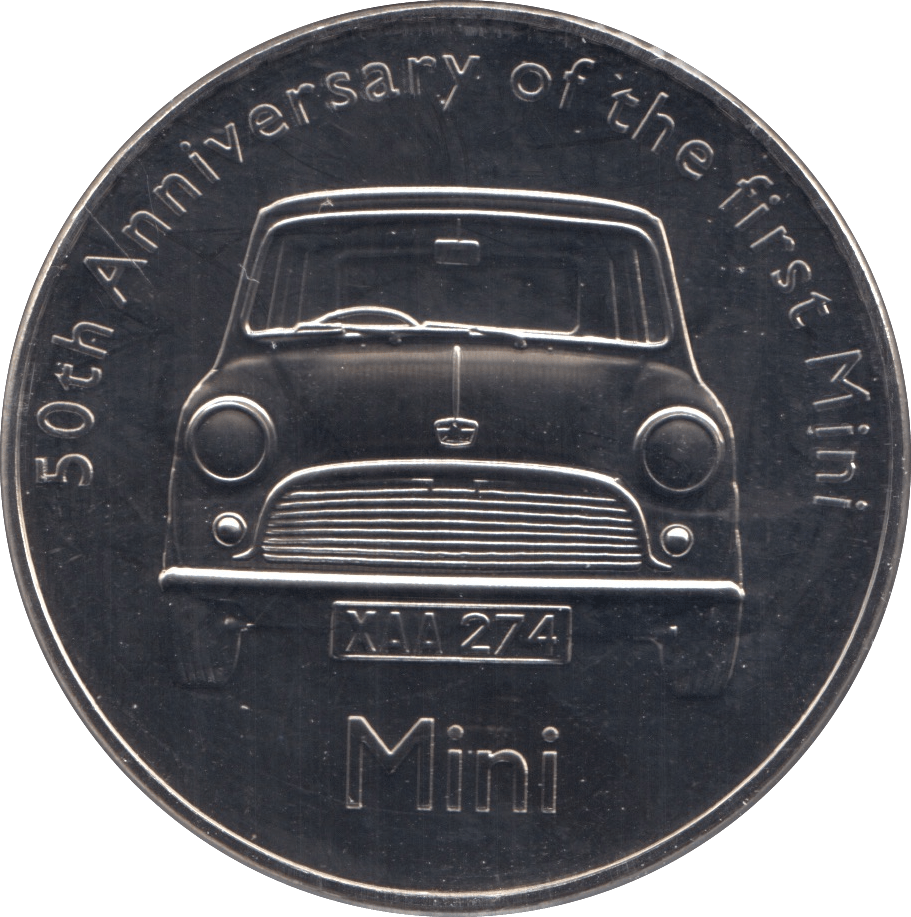 2009 50 YEARS OF THE MINI COMMEMORATIVE MEDALLION - MEDALS & MEDALLIONS - Cambridgeshire Coins