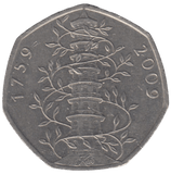 2009 50P KEW GARDEN A1 - 50P CIRCULATED - Cambridgeshire Coins