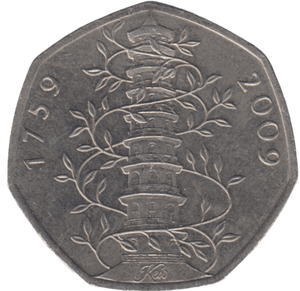 2009 50P KEW GARDEN A2 - 50P CIRCULATED - Cambridgeshire Coins