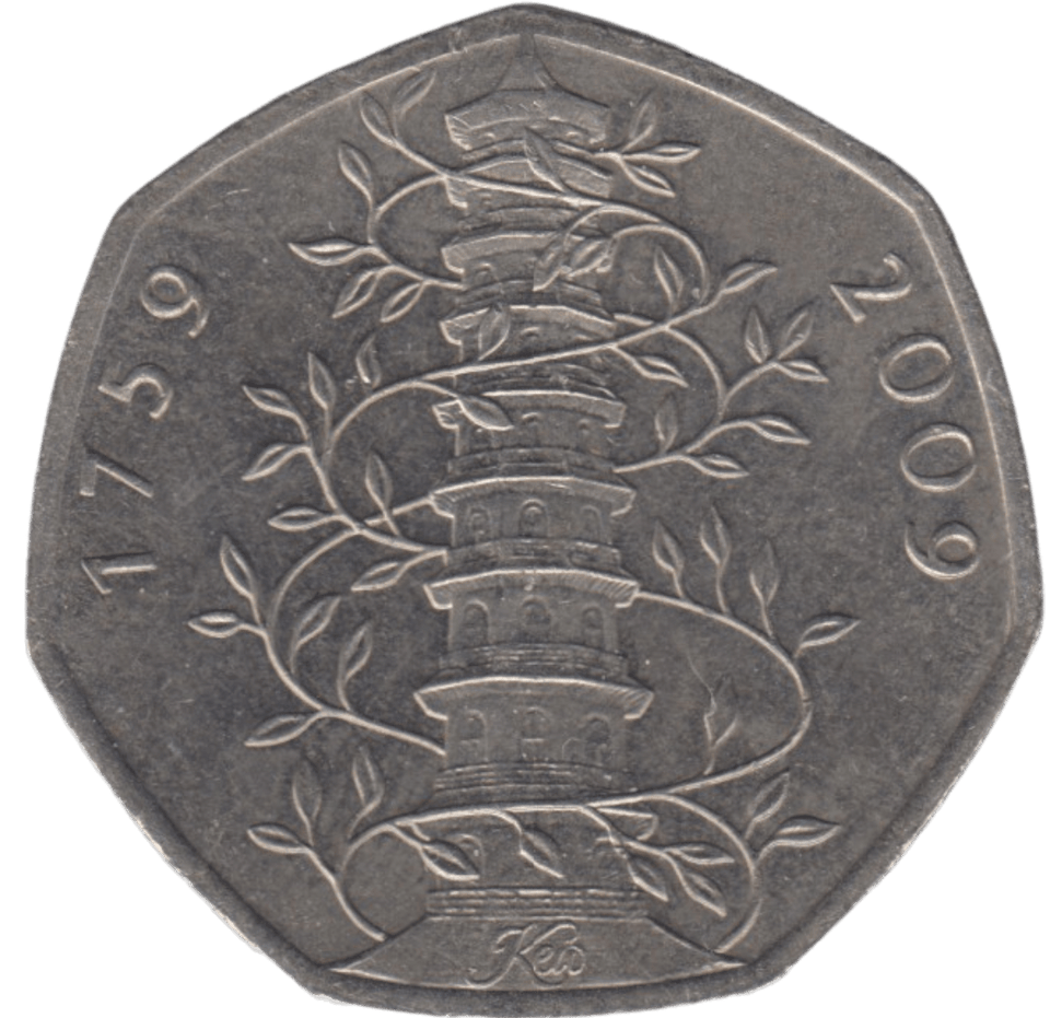 2009 50P KEW GARDEN A2 - 50P CIRCULATED - Cambridgeshire Coins