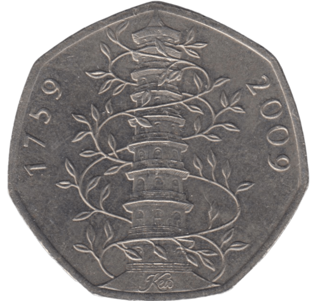 2009 50P KEW GARDEN A2 - 50P CIRCULATED - Cambridgeshire Coins