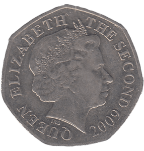 2009 BAILIWICK OF JERSEY 50P - 50P REGIONAL ISSUES - Cambridgeshire Coins