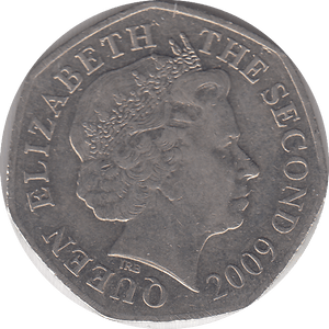 2009 BAILIWICK OF JERSEY 50P - WORLD COINS - Cambridgeshire Coins