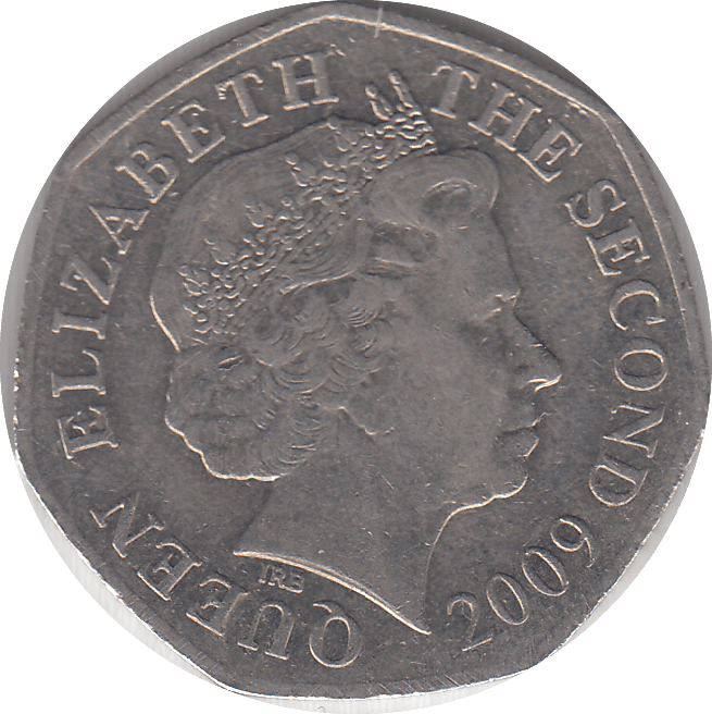 2009 BAILIWICK OF JERSEY 50P - WORLD COINS - Cambridgeshire Coins