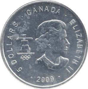 2009 CANADA FIVE DOLLARS 1OZ FINE SILVER - SILVER 1 oz COINS - Cambridgeshire Coins