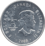 2009 CANADA FIVE DOLLARS 1OZ FINE SILVER - SILVER 1 oz COINS - Cambridgeshire Coins