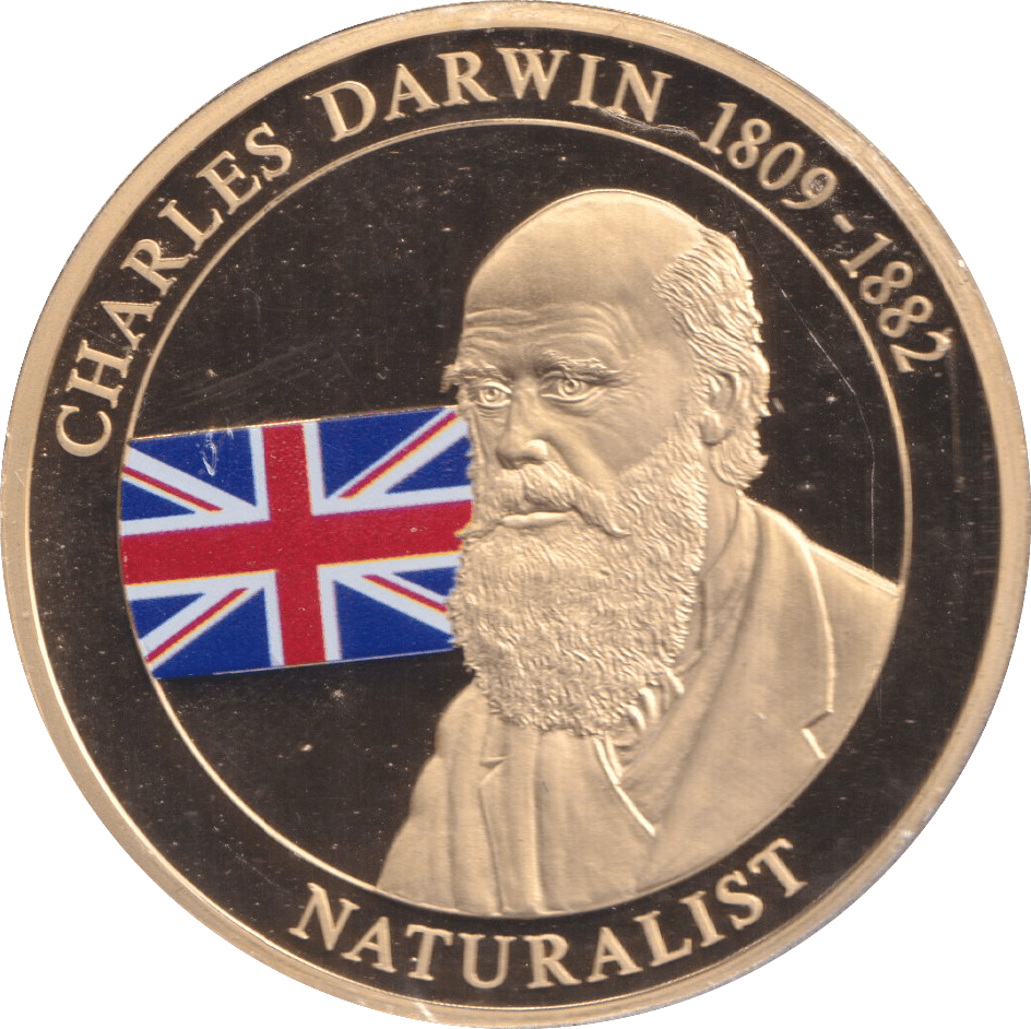 2009 CHARLES DARWIN MEDALLION THE GREATEST BRITONS - MEDALS & MEDALLIONS - Cambridgeshire Coins