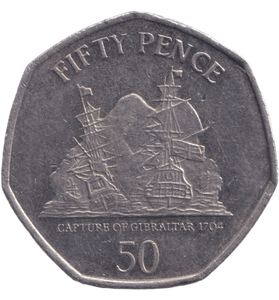 2009 CIRCULATED 50P GIBRALTAR - 50P REGIONAL ISSUE - Cambridgeshire Coins