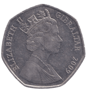 2009 CIRCULATED 50P GIBRALTAR - 50P REGIONAL ISSUE - Cambridgeshire Coins