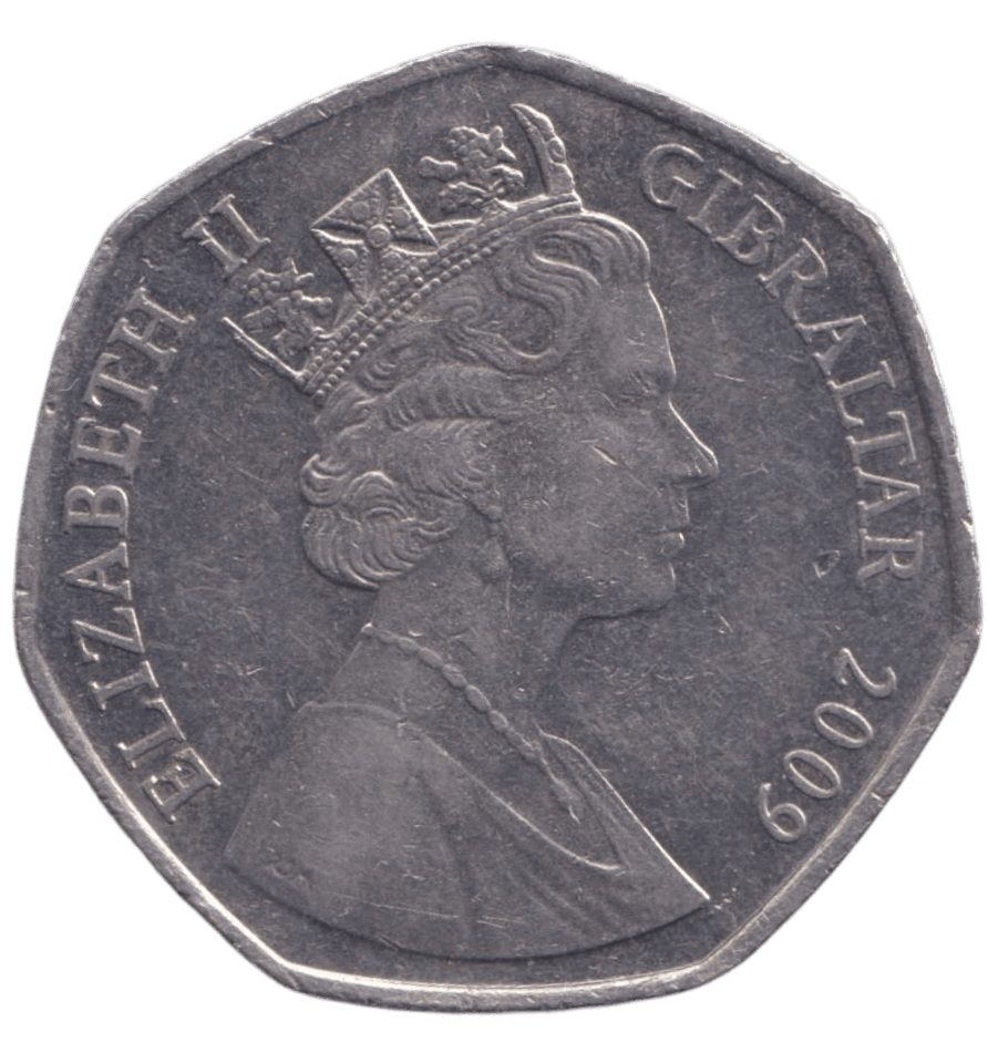 2009 CIRCULATED 50P GIBRALTAR - 50P REGIONAL ISSUE - Cambridgeshire Coins