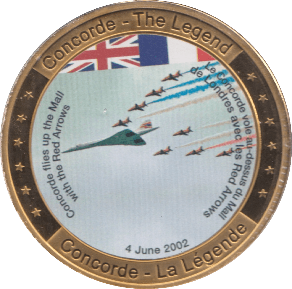 2009 CONCORDE THE LEGEND MEDALLION F178 - MEDALS & MEDALLIONS - Cambridgeshire Coins