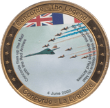 2009 CONCORDE THE LEGEND MEDALLION F178 - MEDALS & MEDALLIONS - Cambridgeshire Coins