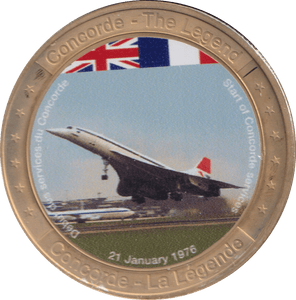 2009 CONCORDE THE LEGEND MEDALLION - MEDALS & MEDALLIONS - Cambridgeshire Coins