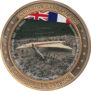 2009 CONCORDE THE LEGEND MEDALLION - MEDALS & MEDALLIONS - Cambridgeshire Coins