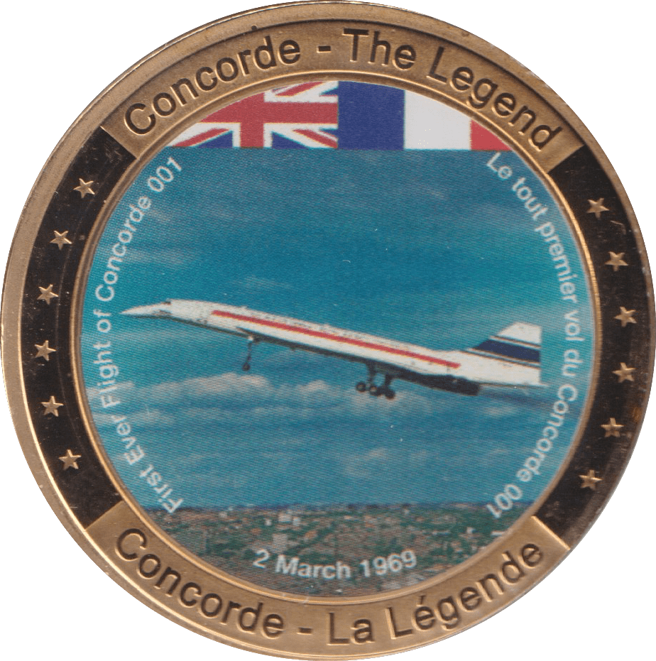 2009 CONCORDE THE LEGEND MEDALLION - MEDALS & MEDALLIONS - Cambridgeshire Coins