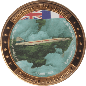 2009 CONCORDE THE LEGEND MEDALLION - MEDALS & MEDALLIONS - Cambridgeshire Coins