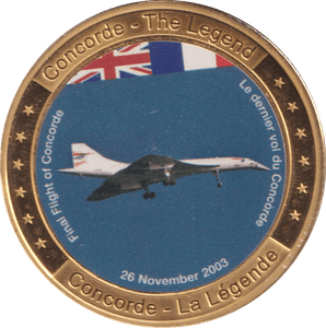 2009 CONCORDE THE LEGEND MEDALLION - MEDALS & MEDALLIONS - Cambridgeshire Coins