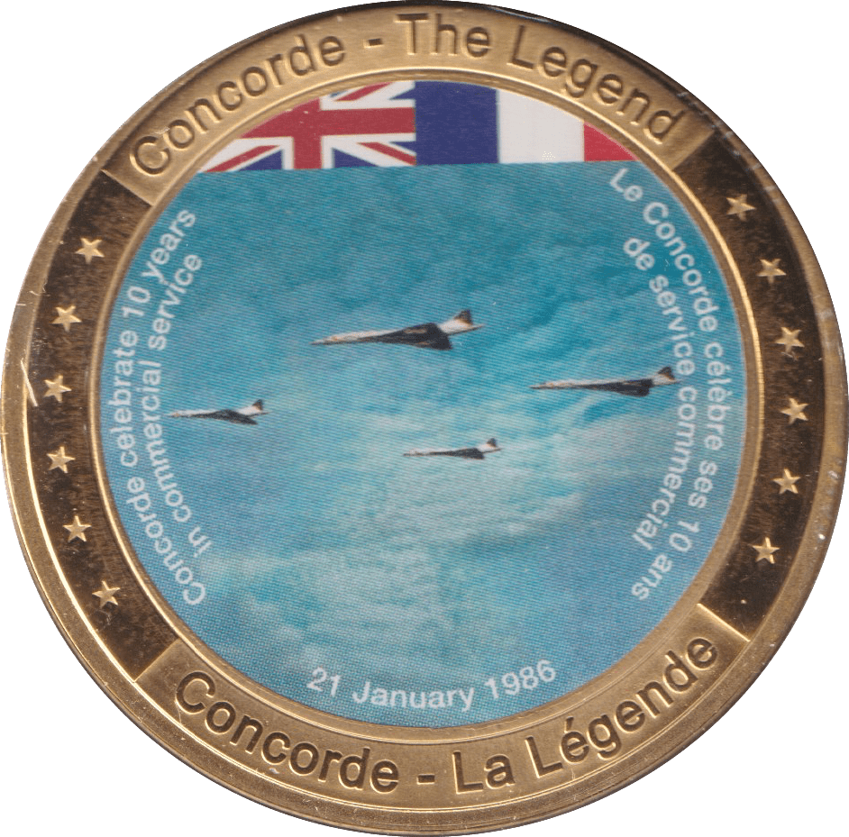 2009 CONCORDE THE LEGEND MEDALLION - MEDALS & MEDALLIONS - Cambridgeshire Coins