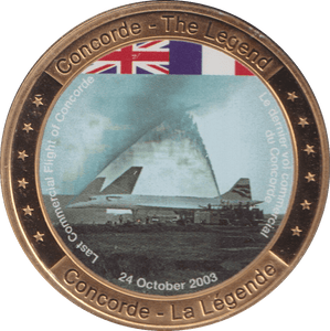 2009 CONCORDE THE LEGEND MEDALLION - MEDALS & MEDALLIONS - Cambridgeshire Coins