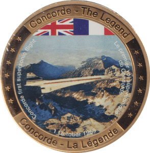 2009 CONCORDE THE LEGEND MEDALLION - MEDALS & MEDALLIONS - Cambridgeshire Coins