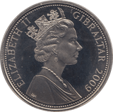 2009 CROWN GIBRALTAR - WORLD COINS - Cambridgeshire Coins