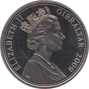 2009 CROWN GIBRALTAR - WORLD COINS - Cambridgeshire Coins